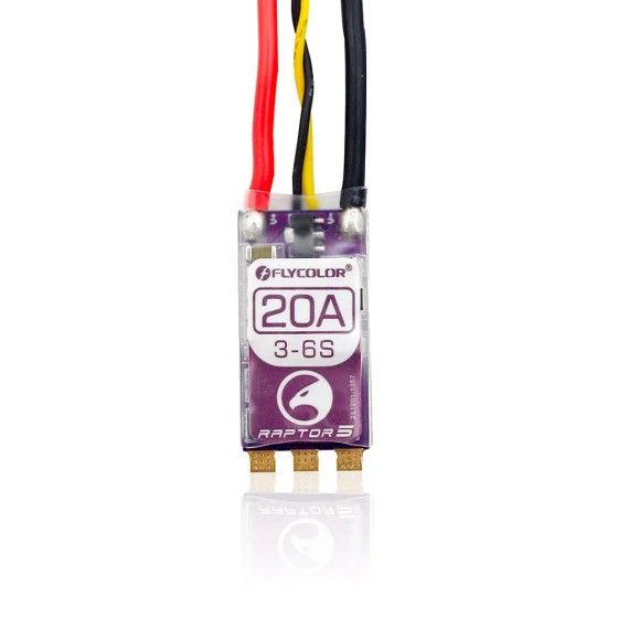 FLYCOLOR RAPTOR5 20A/35A/45A/50A BLHeli-32 ESC 3-6S Brushless Speed Controller Dshot Proshot for RC Racing Drone Multi-Rotor